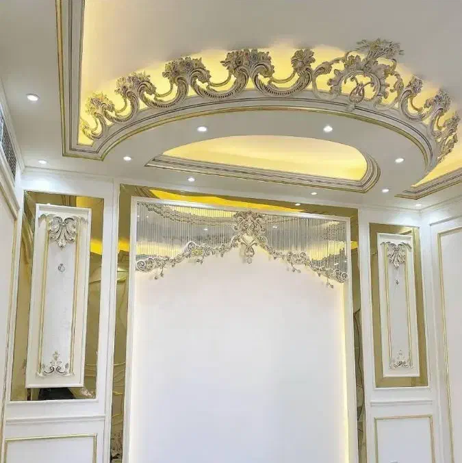 گچ گچبری پیش ساخته پتینه نقاشی کناف|خدمات پیشه و مهارت|جاسک, |دیوار