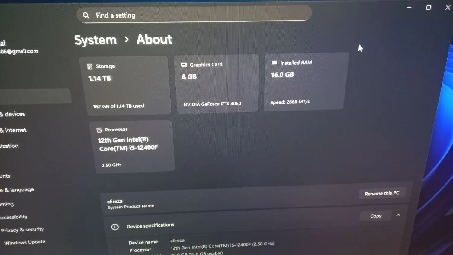 سیستم گیمینگ|رایانه رومیزی|فردیس, سرحدی|دیوار