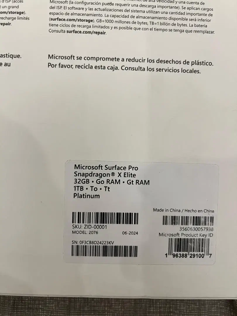 تبلت Microsoft surface pro Snapdragon x elite|تبلت|تهران, نیلوفر|دیوار