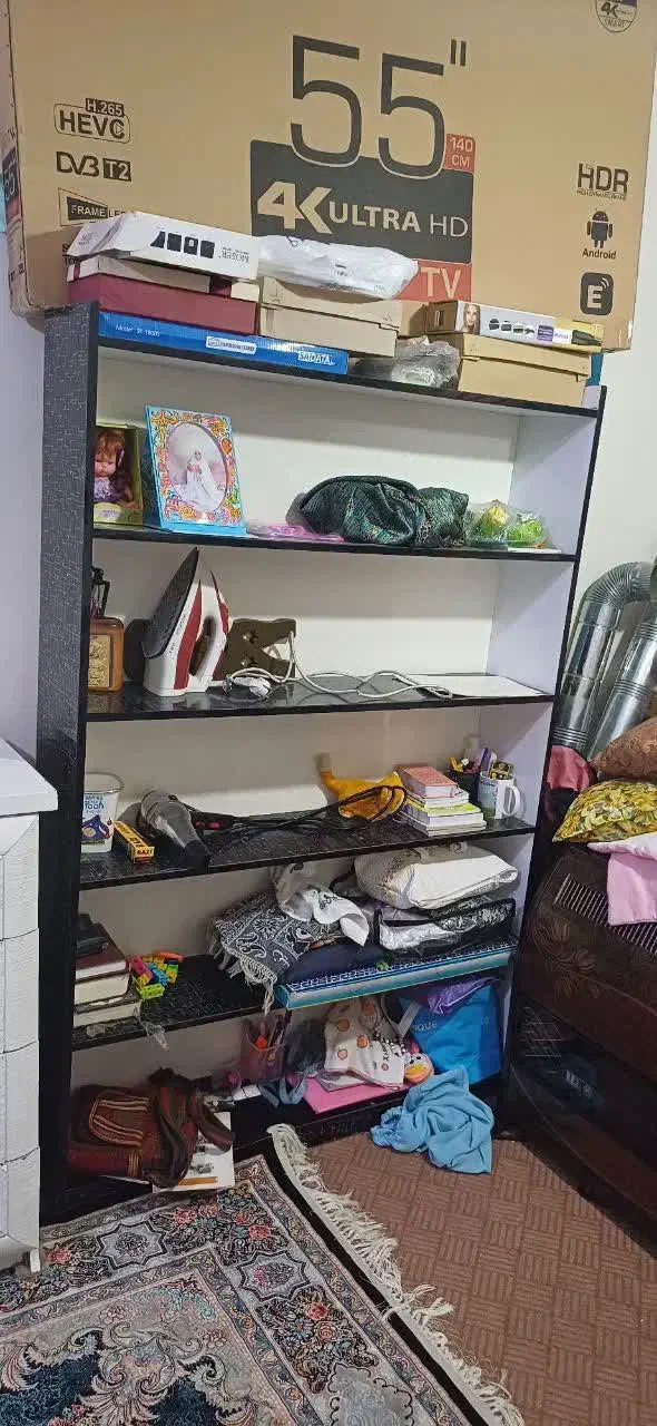 کتابخانه با جنس های گلس|کتابخانه، شلف، قفسه‌های دیواری|فاضل آباد, |دیوار