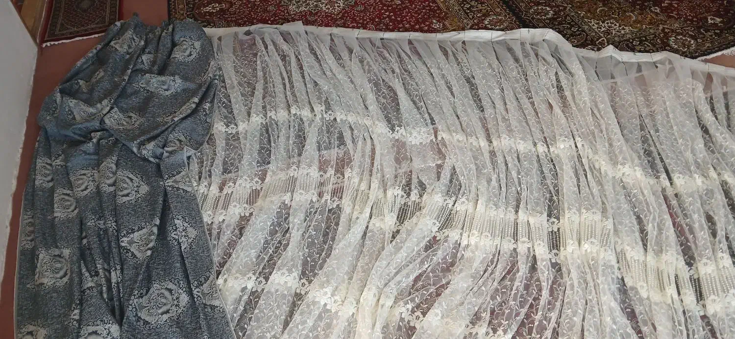 پرده در حد نو آماده نصب|پرده، رانر، رومیزی|ماکو, |دیوار