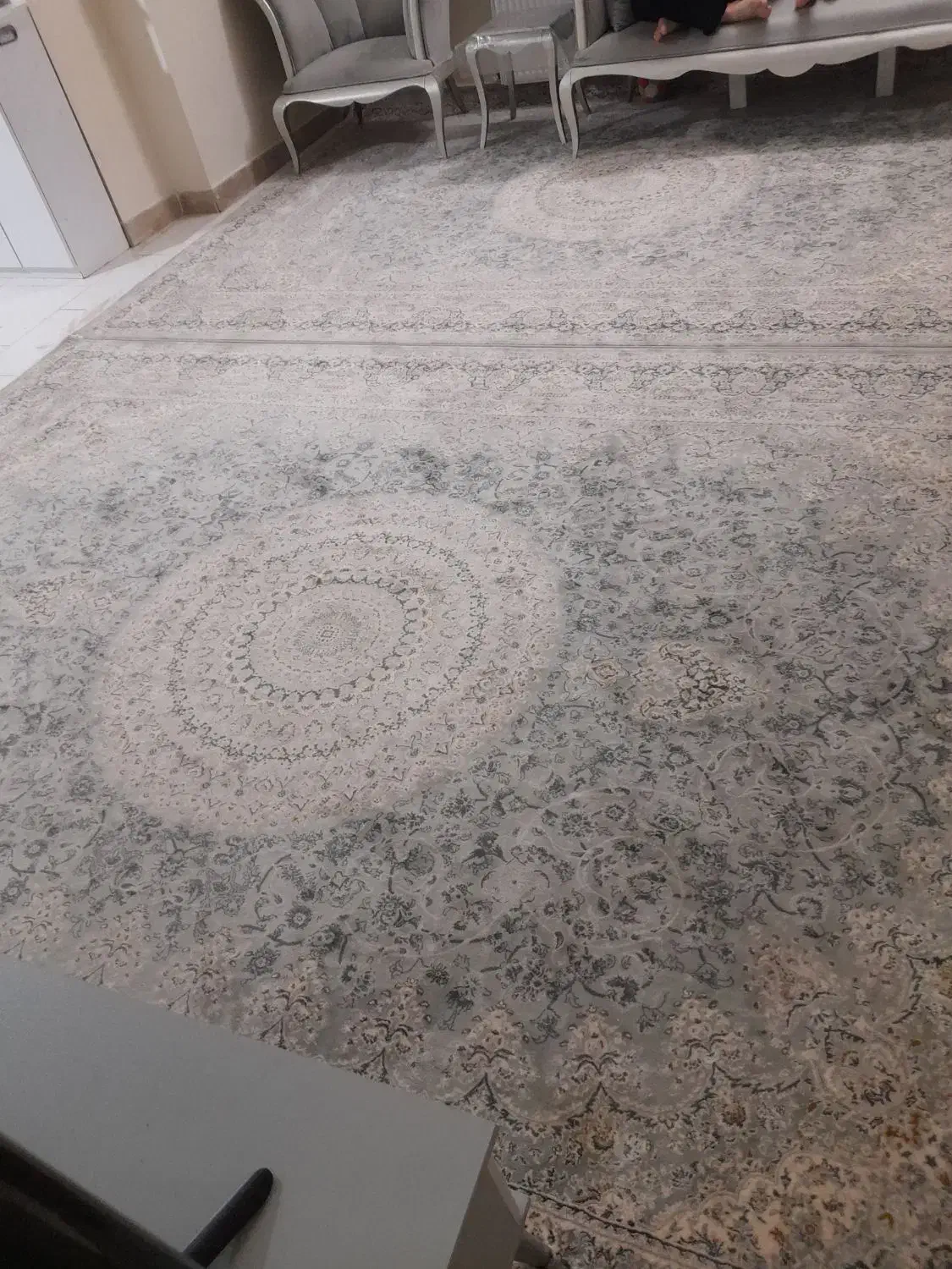 فروش فوری دوتخته فرش ۹متری ۷۰۰شانه با اشناتیون|فرش|رودهن, |دیوار