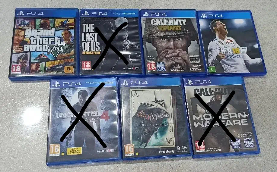 دیسک بازی PS4|کنسول، بازی ویدئویی و آنلاین|ری, هاشم‌آباد|دیوار