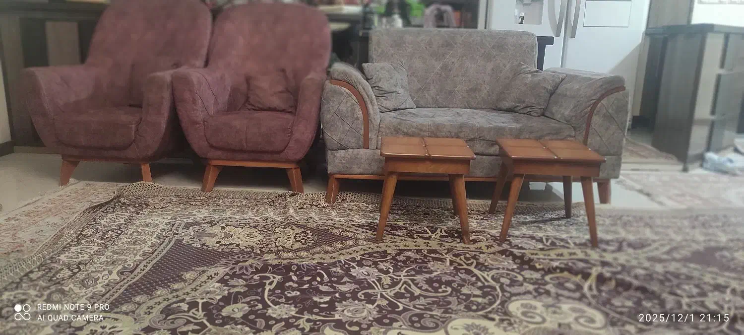 مبل نیم ست|مبلمان خانگی و میز عسلی|فردیس, شهرک ناز|دیوار