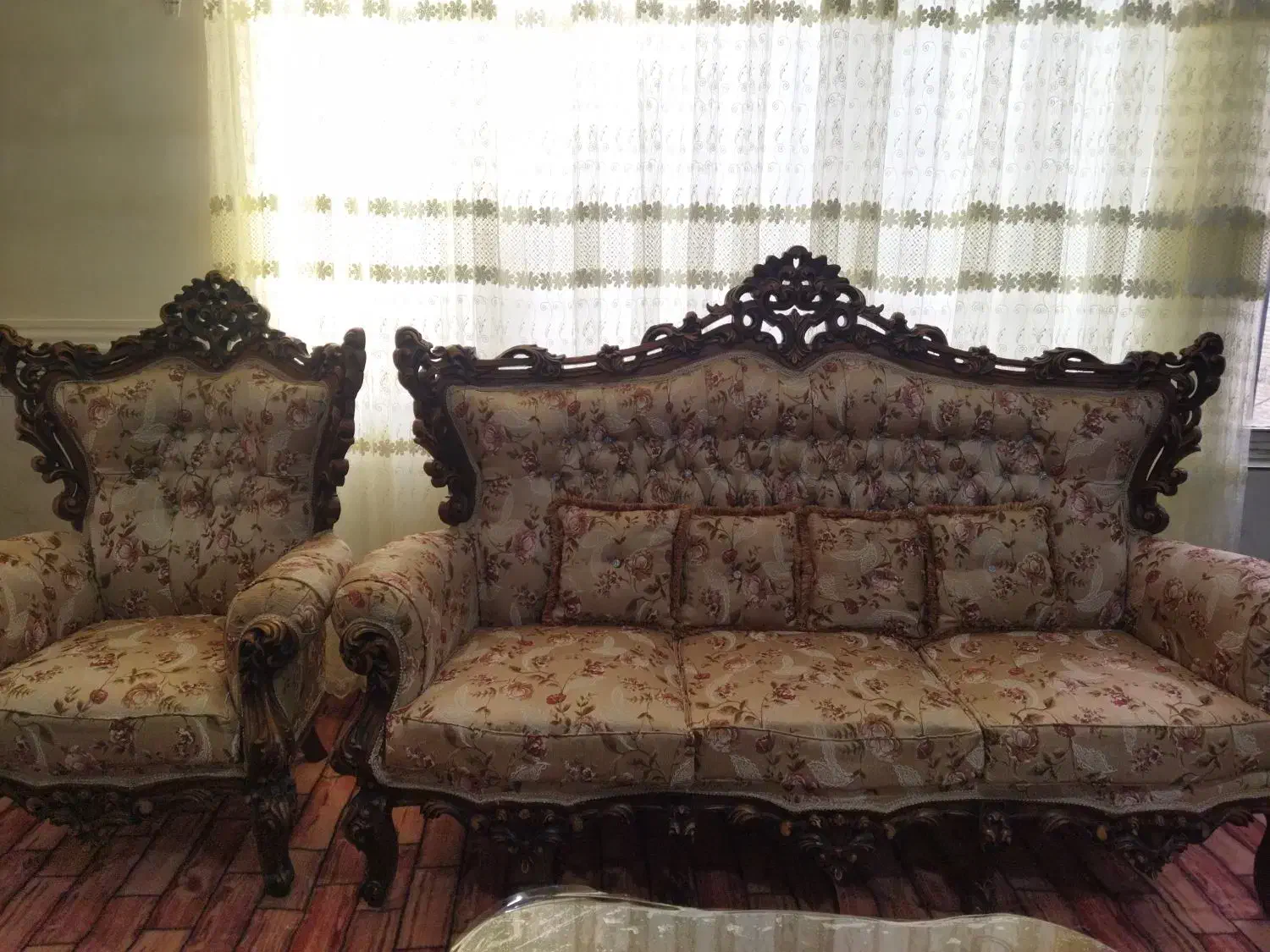 مبل سلطنتی|مبلمان خانگی و میز عسلی|همدان, |دیوار