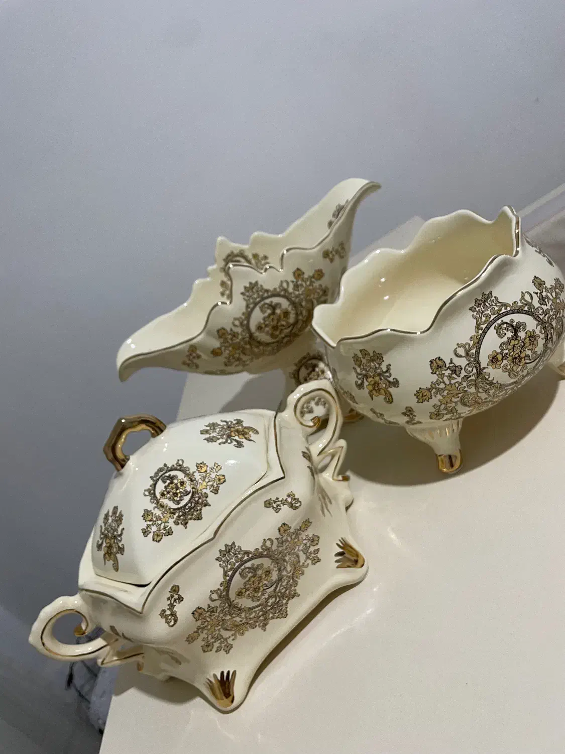 ظروف پذیرایی دکوری|ظروف سرو و پذیرایی|اسلامشهر, باغ فیض|دیوار