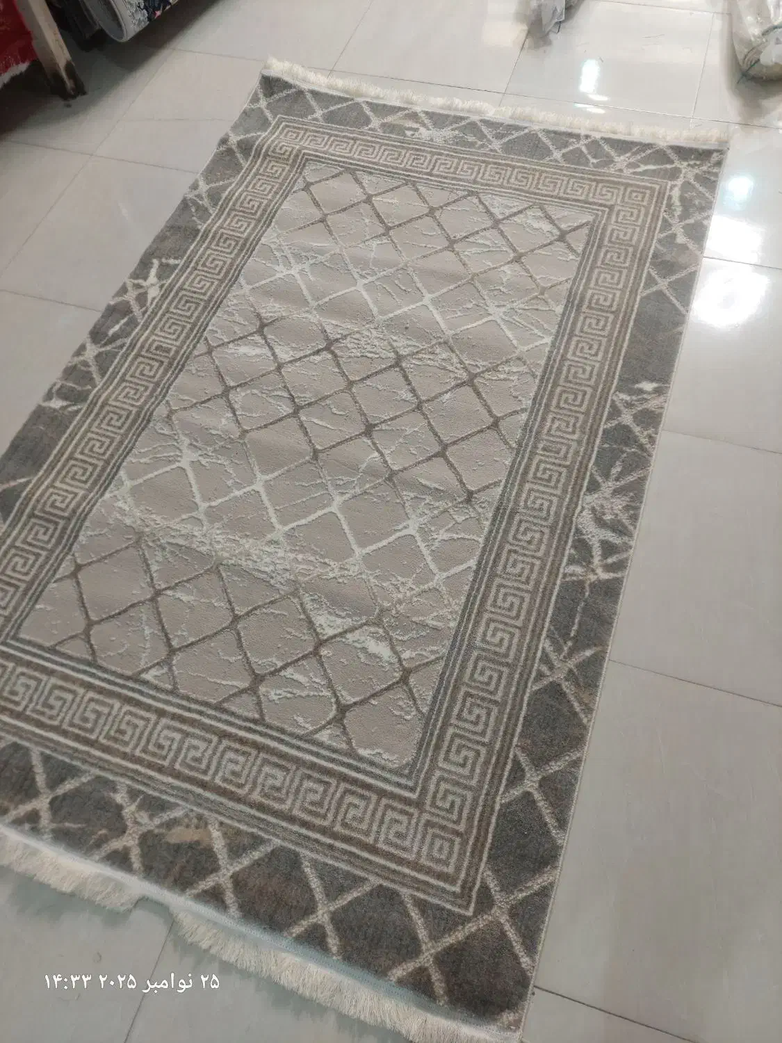 فرش ۴ متری رنگ بژ رنگ نسکافهای کد آینه|فرش|مشهد, توس (بلوار توس)|دیوار