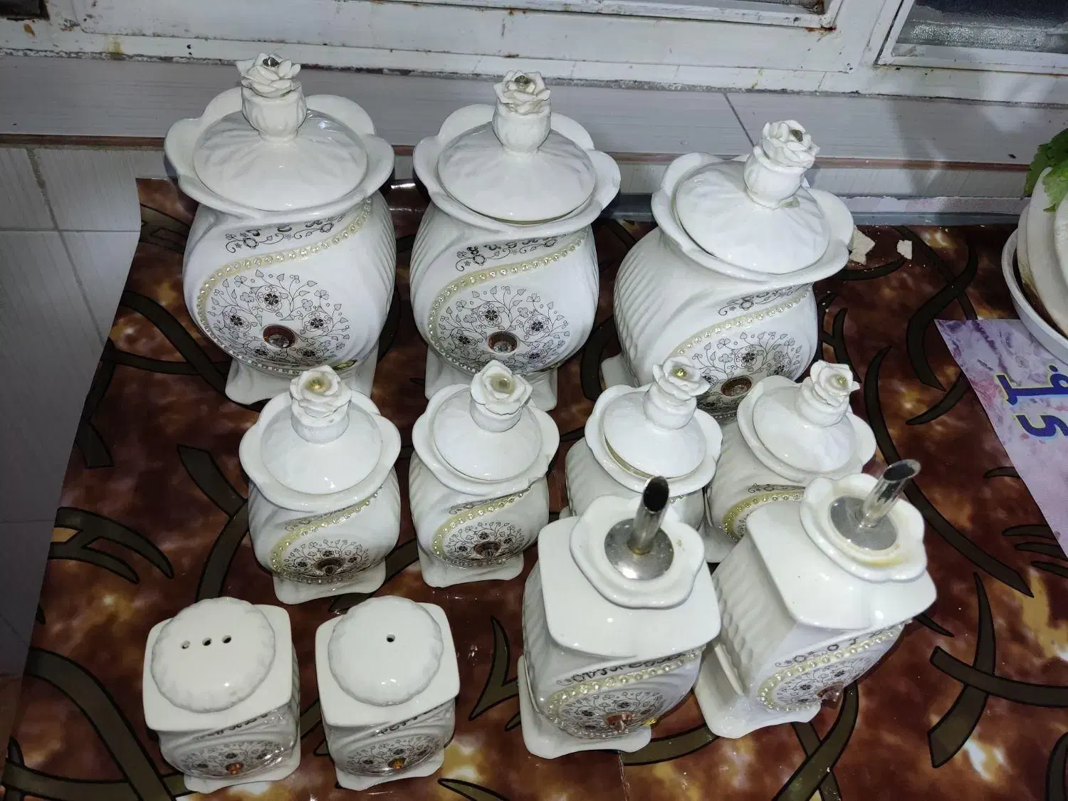 پا سماوری سرامیکی|ظروف نگهدارنده، پلاستیکی، یک‌بارمصرف|خرم‌آباد, |دیوار