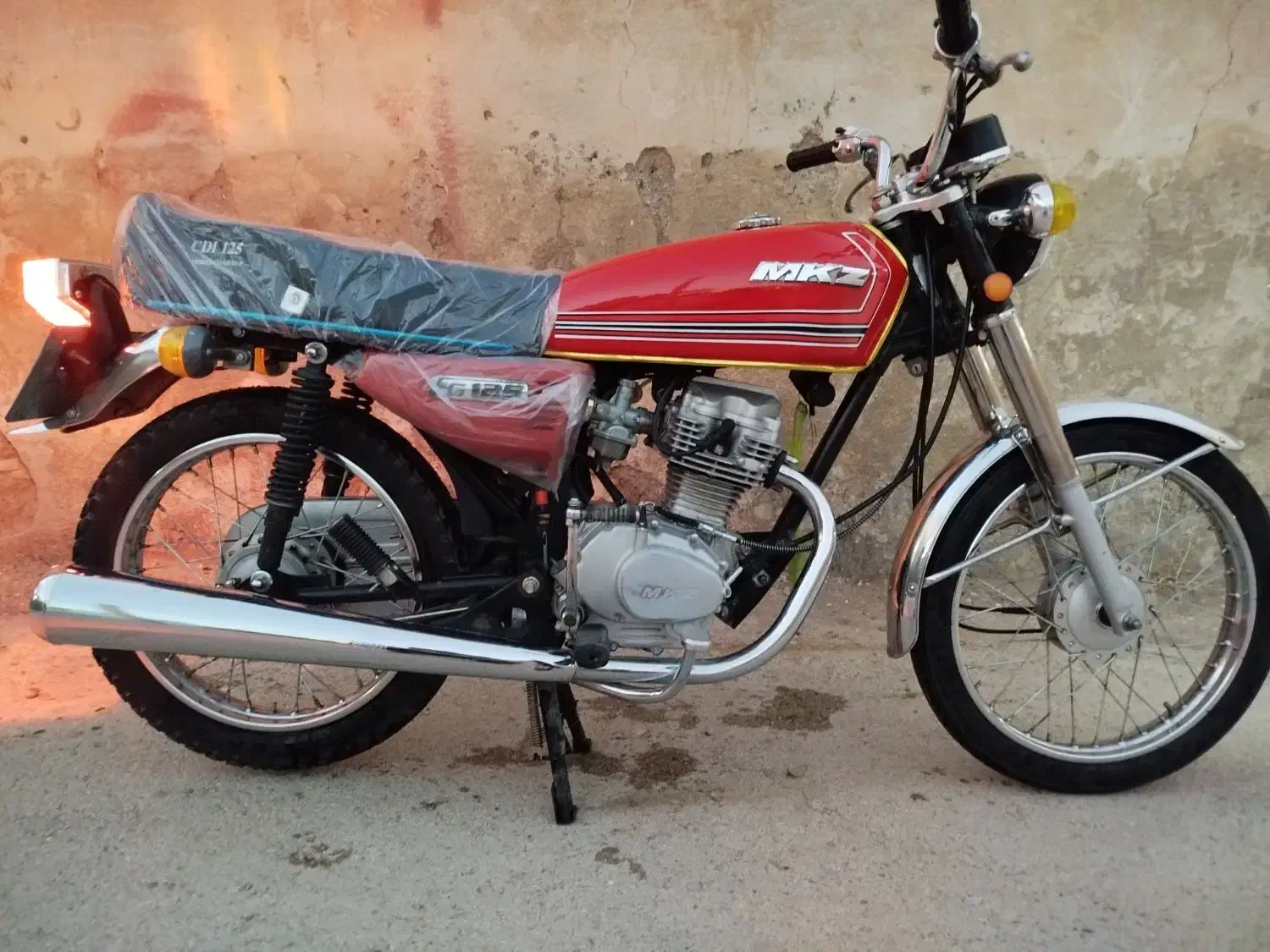 موتور چراغ گرد MKZ125|موتورسیکلت|خرم‌آباد, |دیوار