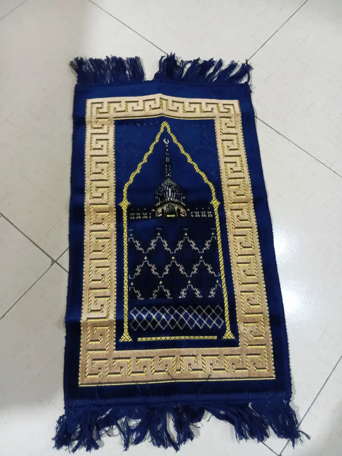 ۲عدد سجاده مخمل ترک مکه ای نو|گلیم، جاجیم، گبه|تهران, چیتگر شمالی|دیوار