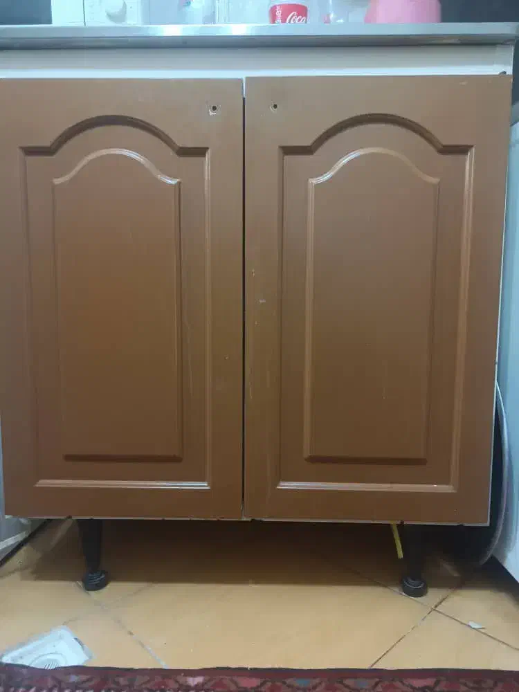 کابینت فلزی همراه سینگ‌و هود|آب‌چکان و نظم‌دهنده ظروف|تبریز, |دیوار