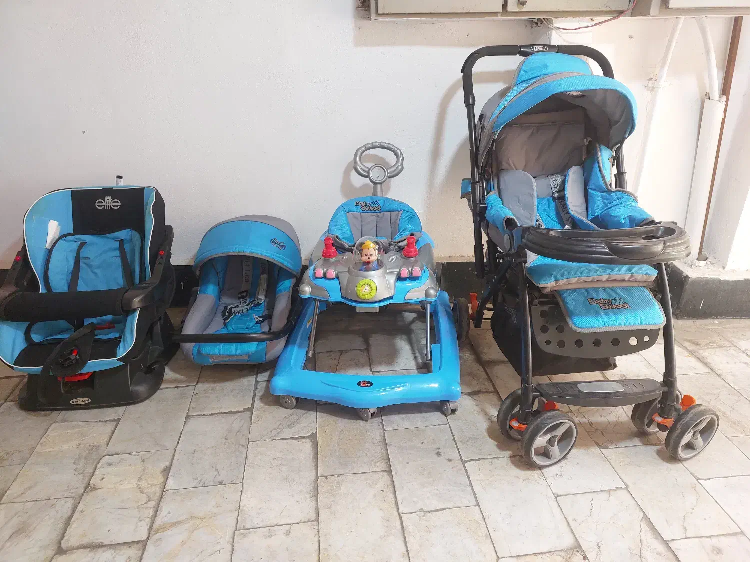 ست لوازم کودک برند babysweet|کالسکه و لوازم جانبی|ساری, |دیوار