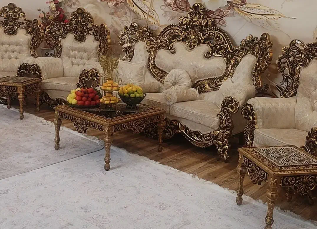 مبلمان استیل درحدنو|مبلمان خانگی و میز عسلی|قم, باسکول|دیوار