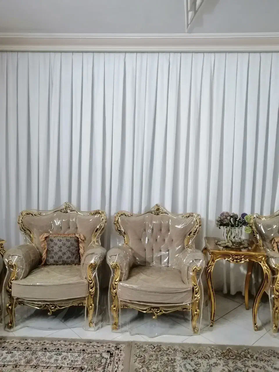 پرده ی پذیرایی|پرده، رانر، رومیزی|مشهد, هنرور|دیوار