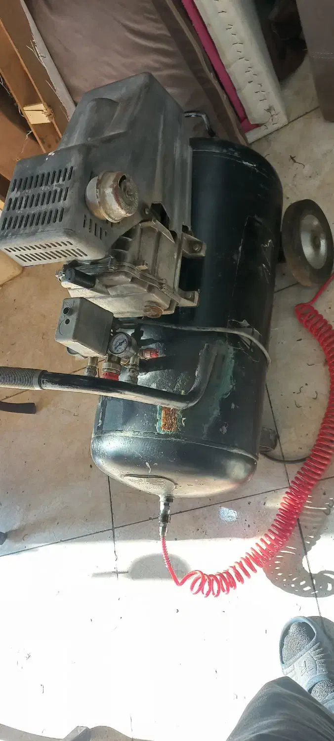 پمپ باد ۸۰لیتری اکتیو|ماشین‌آلات صنعتی|لاهیجان, شهرک سلمان فارسی|دیوار