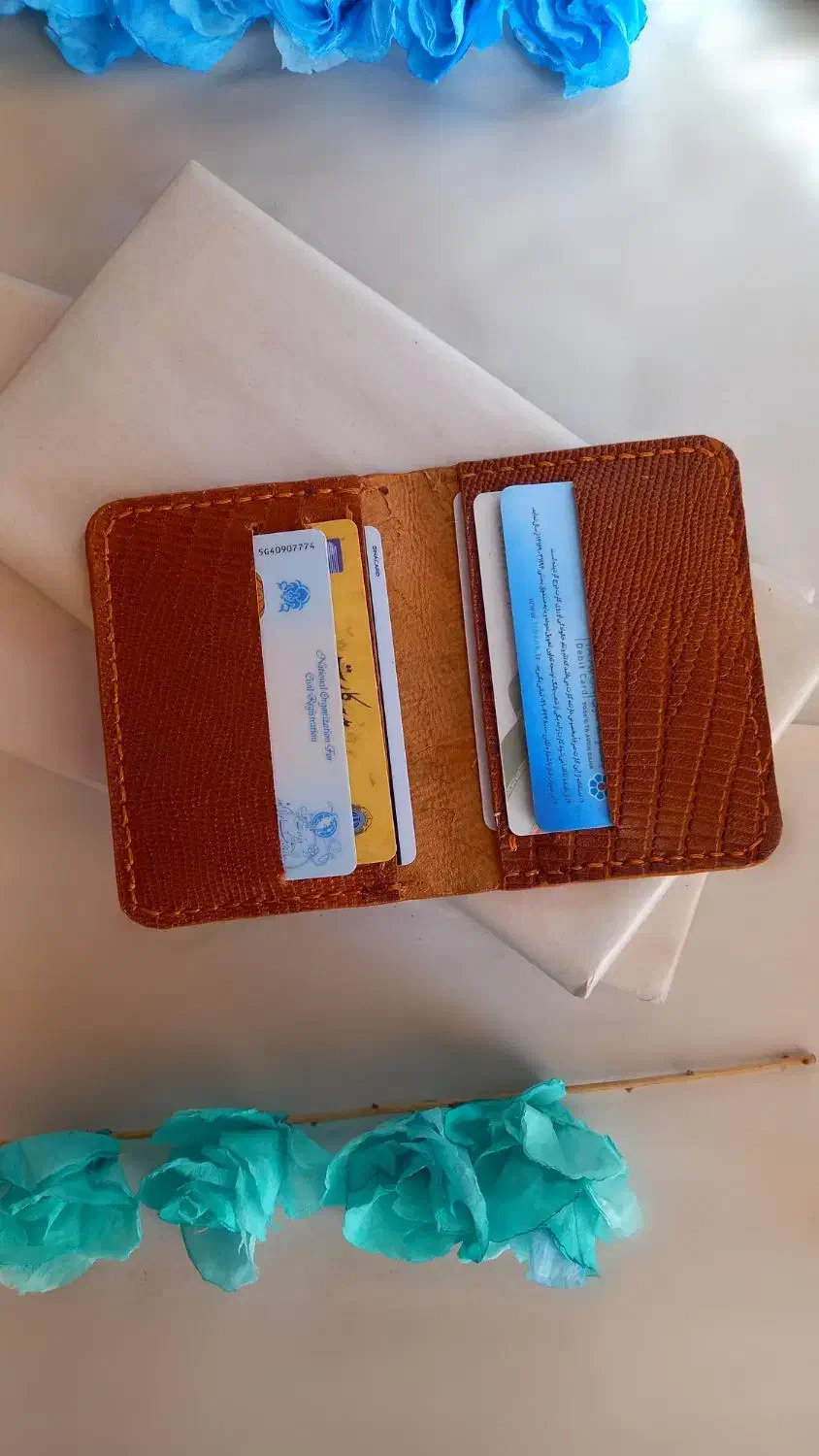 کیف کارت چرم طبیعی طرح لیزاردکد۳۴۵۶|کیف، کفش، کمربند|ارسنجان, |دیوار