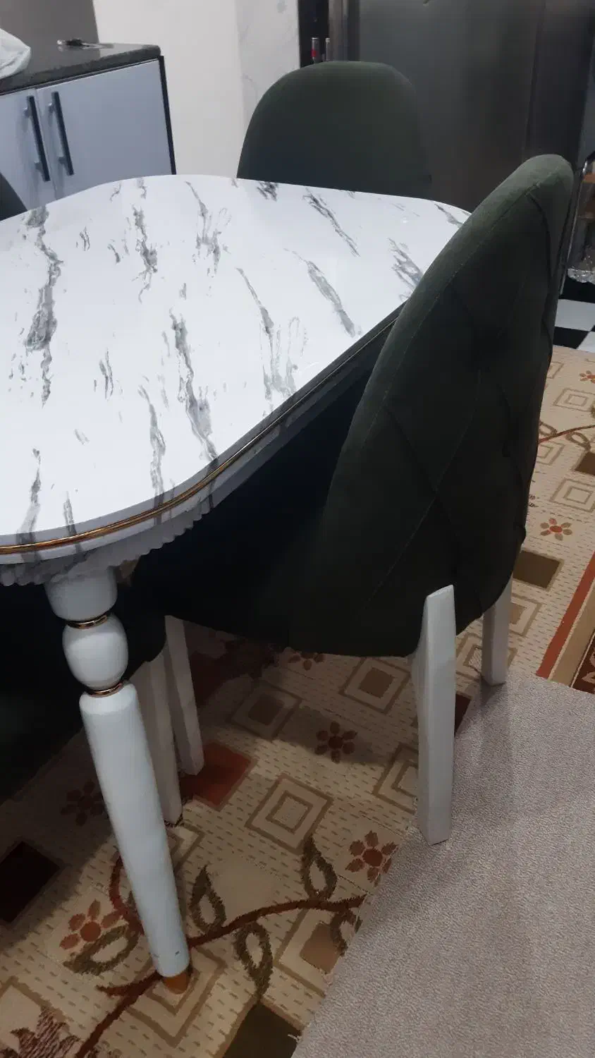 میز ناهار خوری|میز و صندلی غذاخوری|دوگنبدان, |دیوار