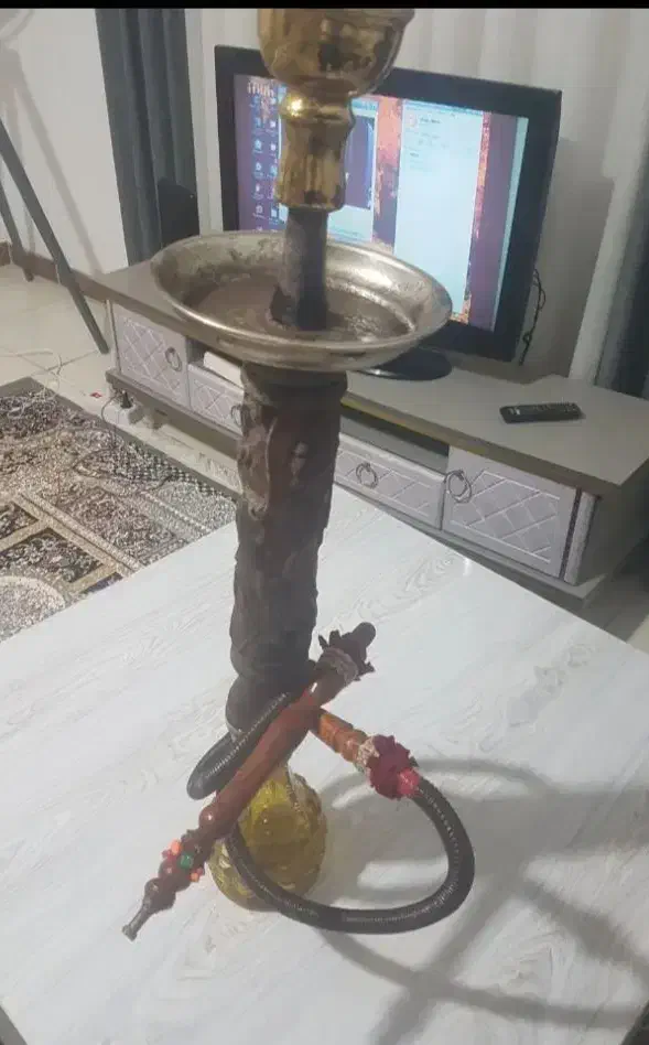 قلیان چوبی طرح دار|زیورآلات و اکسسوری|رشت, حمیدیان|دیوار