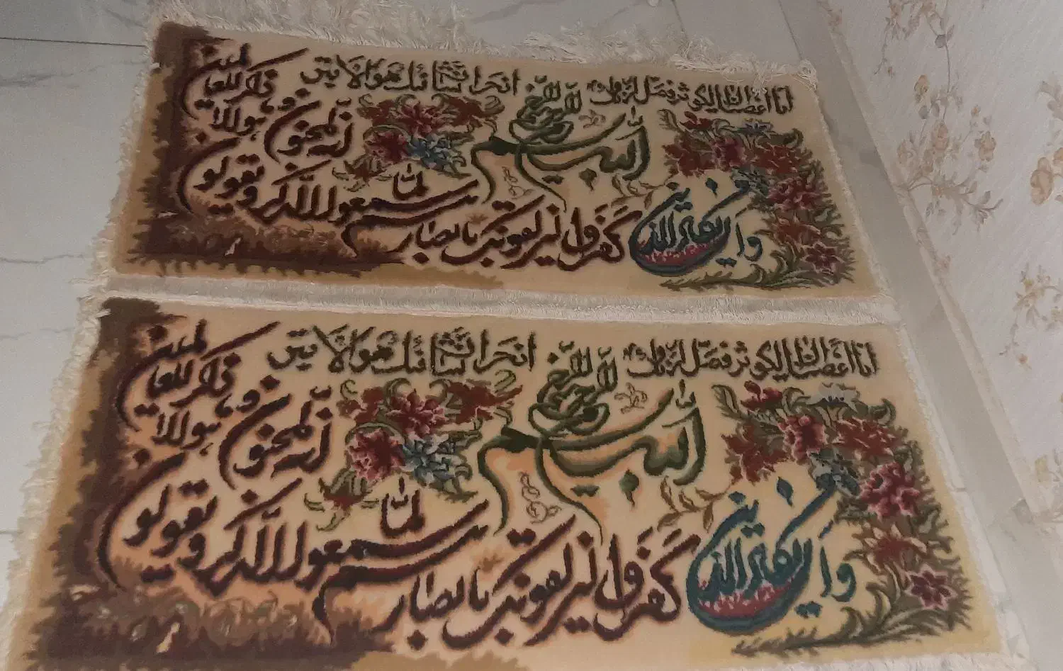 ونیکاد یک جفت دست بافت۱۰۰×۵۰|تابلو فرش|تبریز, |دیوار