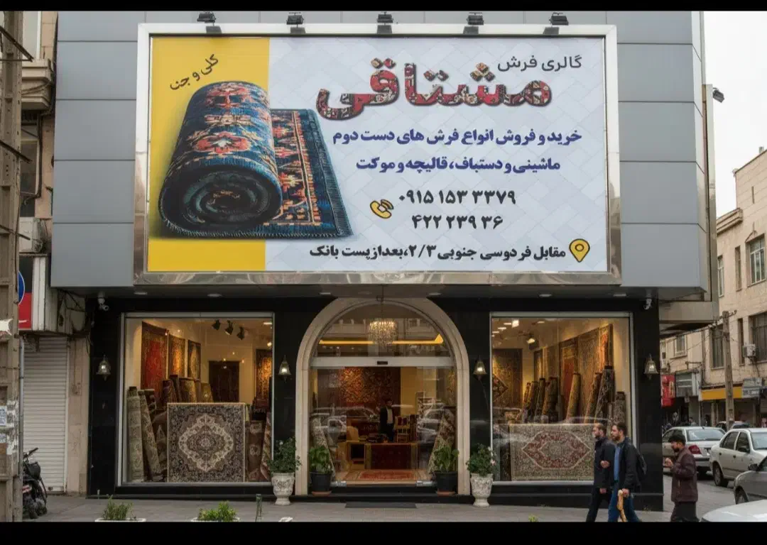 فروش فرش دستبافت طرح طبریز گرد زیبا|فرش|نیشابور, فردوسی جنوبی|دیوار