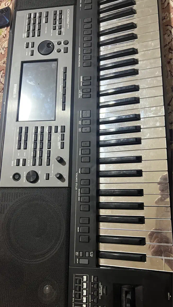 ارگ a5000یاماها|پیانو، کیبورد، آکاردئون|بجنورد, |دیوار