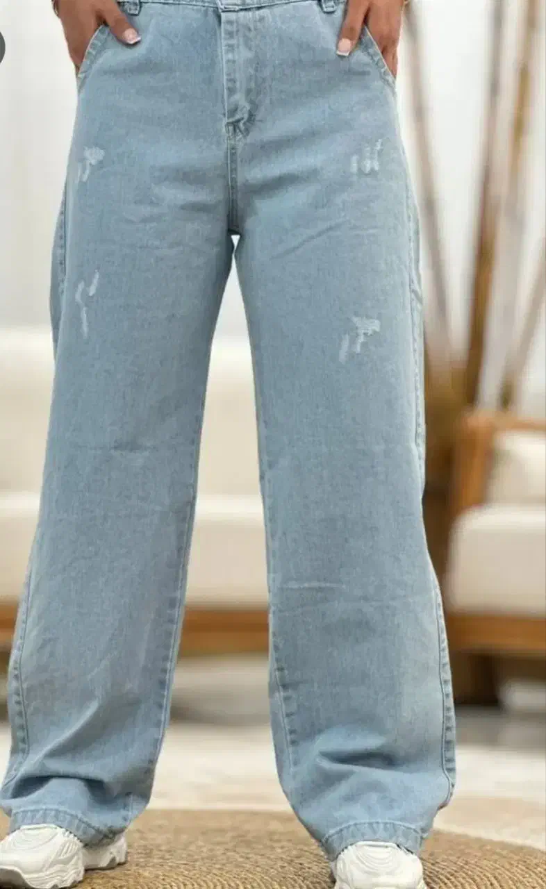 شلوارلی زنانه شلوار مام استایل نیم بگ دمپا|لباس|اصفهان, برازنده|دیوار