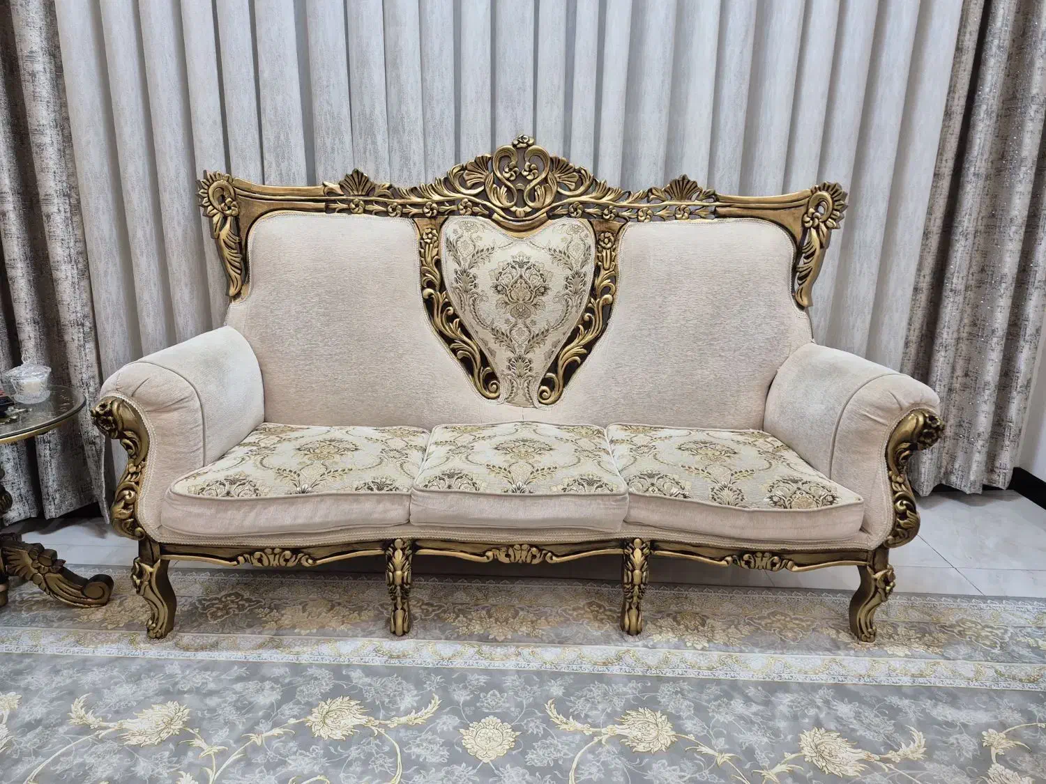 مبل و میز ناهارخوری سلطنتی|مبلمان خانگی و میز عسلی|کهریزک, |دیوار