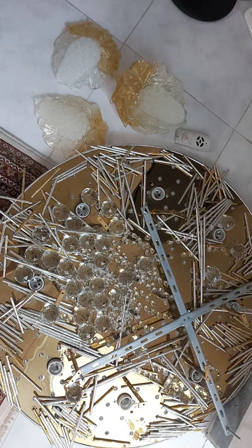 لوستر|لوستر و چراغ آویز|تبریز, |دیوار