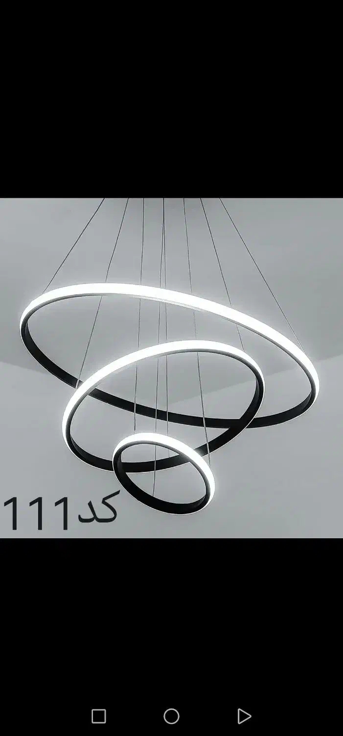 لوستر مدرن کد111. ریموت دار برند زیمور کلاسیک|لوستر و چراغ آویز|مشهد, حضرت حجت|دیوار