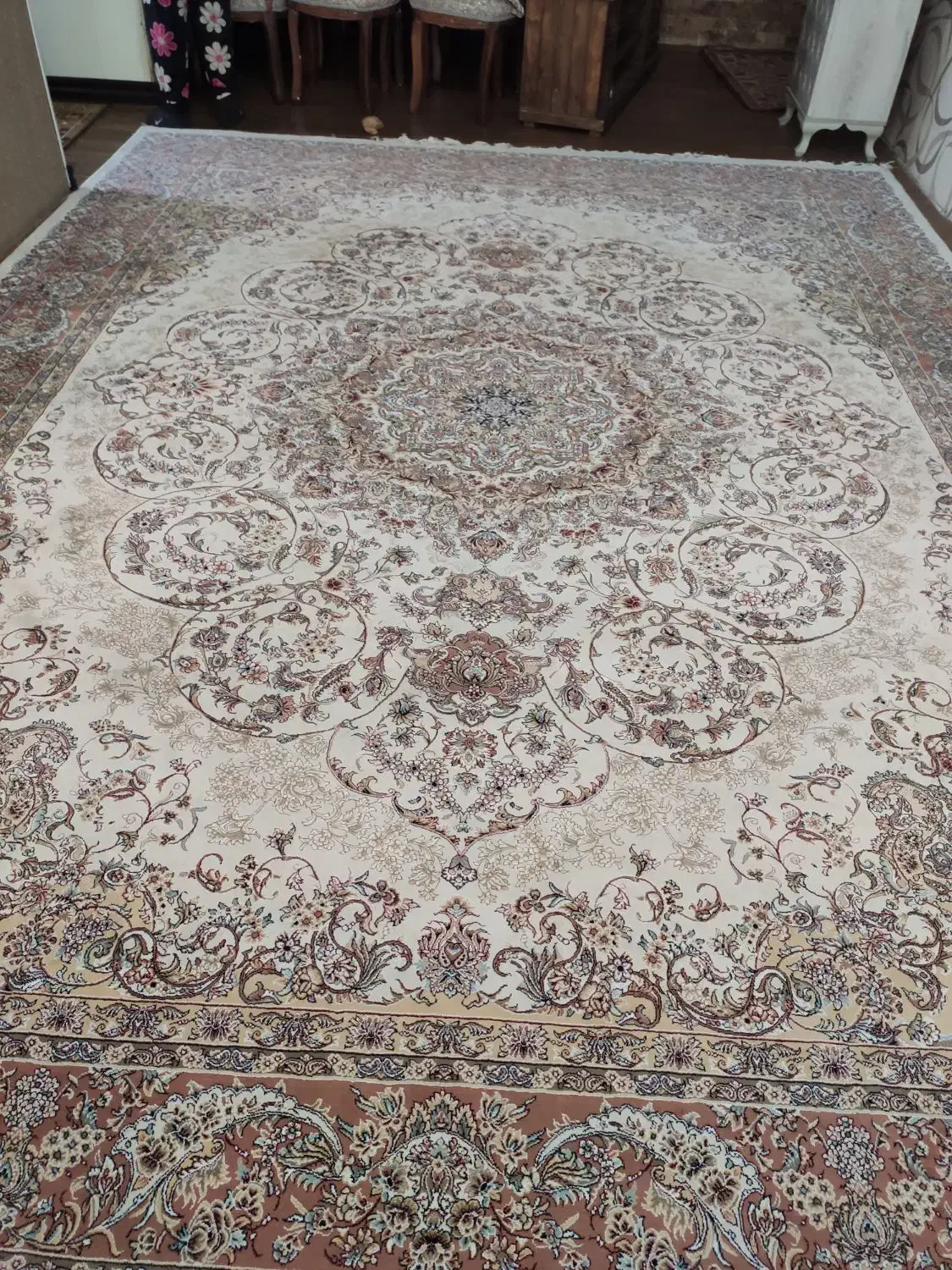 یک تخته فرش 12متری،700شانه 2500تراکم|فرش|قزوین, |دیوار