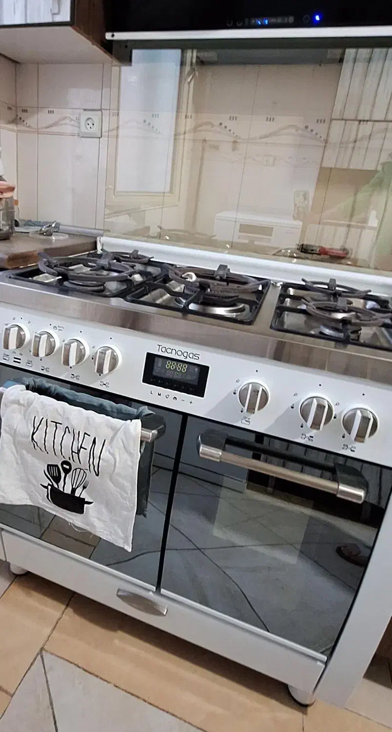 فرگاز ۵ شعله تاکنوگاز دو فره ایتالیایی|اجاق گاز و لوازم برقی پختوپز|خرمآباد, |دیوار