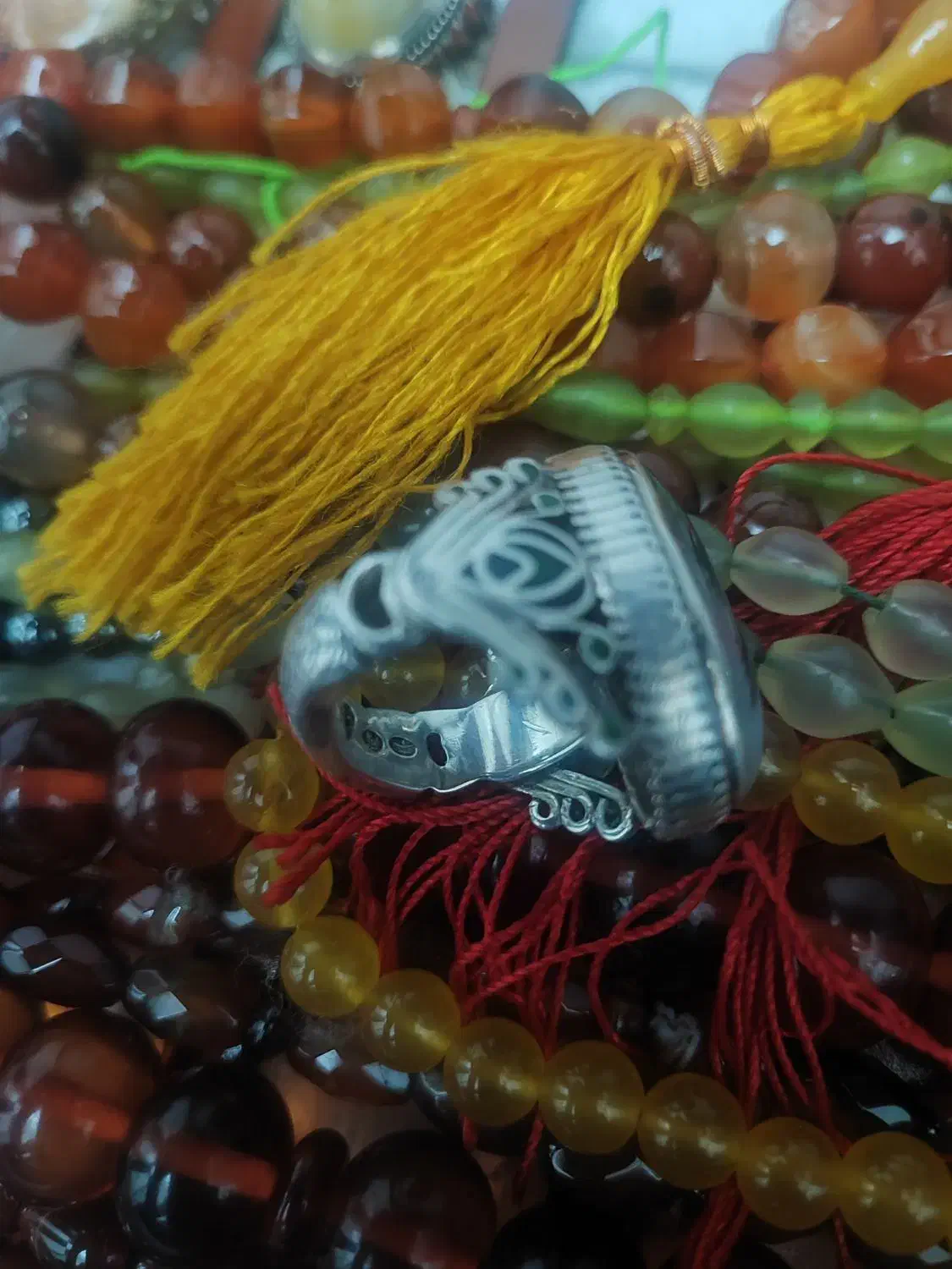 انگشتر شجر  رکاب طاووس استاد شیخی|جواهرات|اردبیل, |دیوار