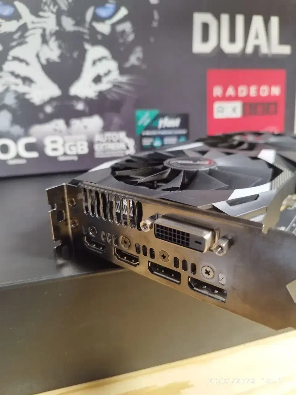 کارت گرافیک asus rx580 8G  ماین نشده درحد آک|قطعات و لوازم جانبی رایانه|تهران, شیخ هادی|دیوار