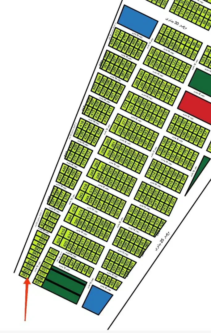 هویزه  مربع کوی  قادر  جرفی ۱۰در ۱۰|فروش زمین و ملک کلنگی|سوسنگرد, |دیوار