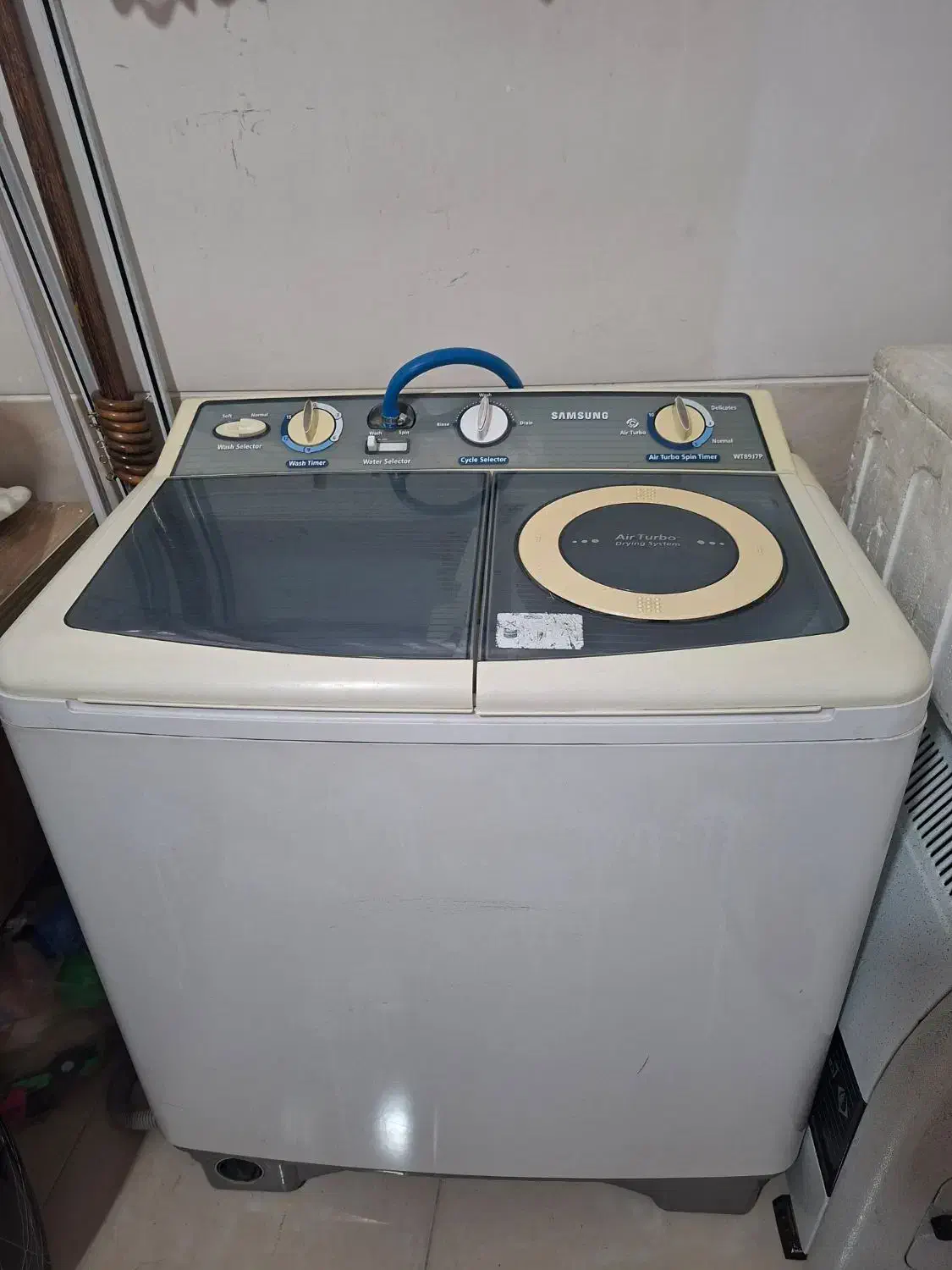 لباسشویی ۲ قلو|ماشین لباسشویی و خشک‌کن لباس|مرودشت, تخت جمشید|دیوار