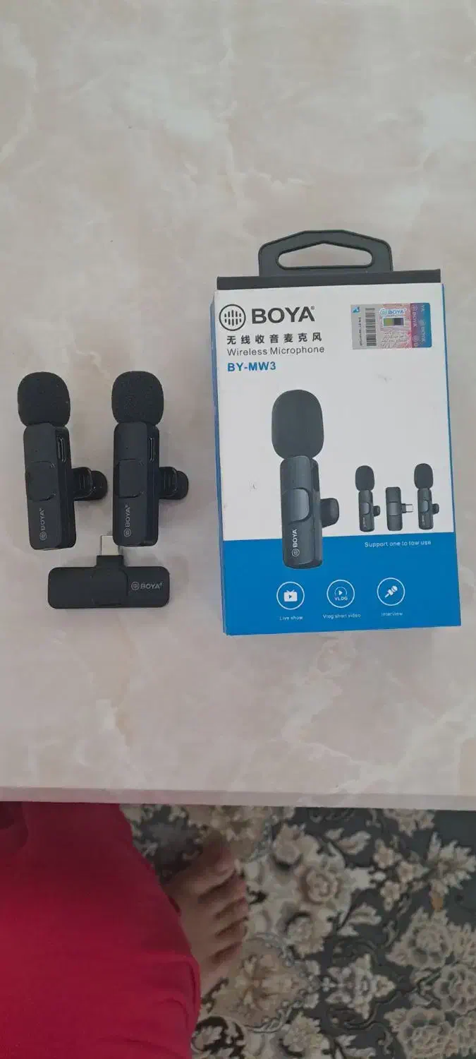 میکروفون یقه ایی بویا|دوربین عکاسی و فیلم‌برداری|کرمان, |دیوار