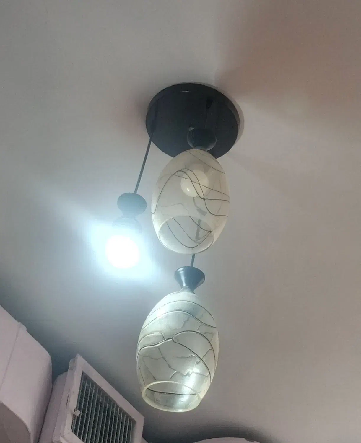 لوستر سقفی سه شاخه|لوستر و چراغ آویز|تهران, جوادیه|دیوار