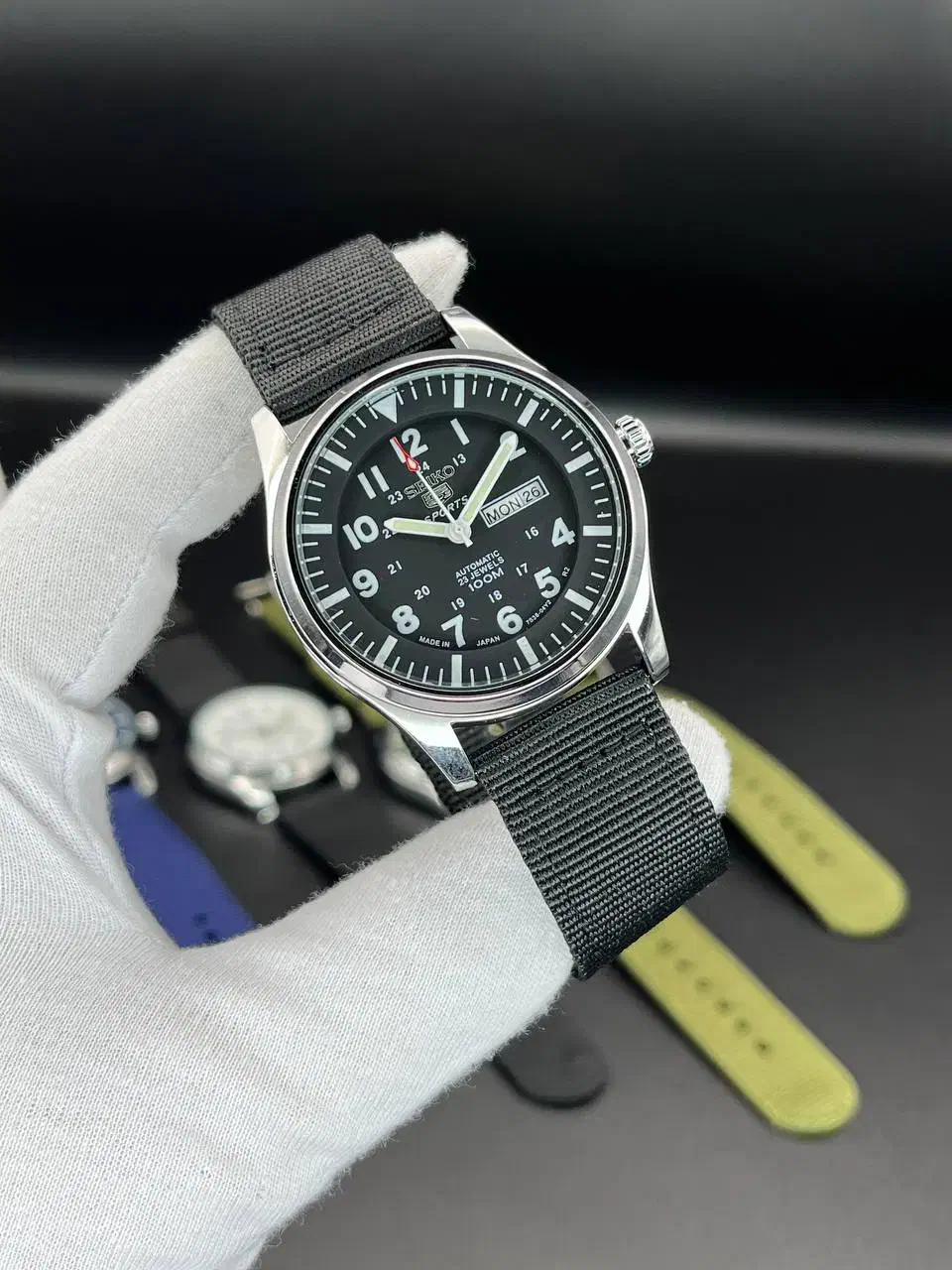 ساعت مچی سیکو اسپرت بند برزنتی ضد آب|ساعت|همدان, |دیوار