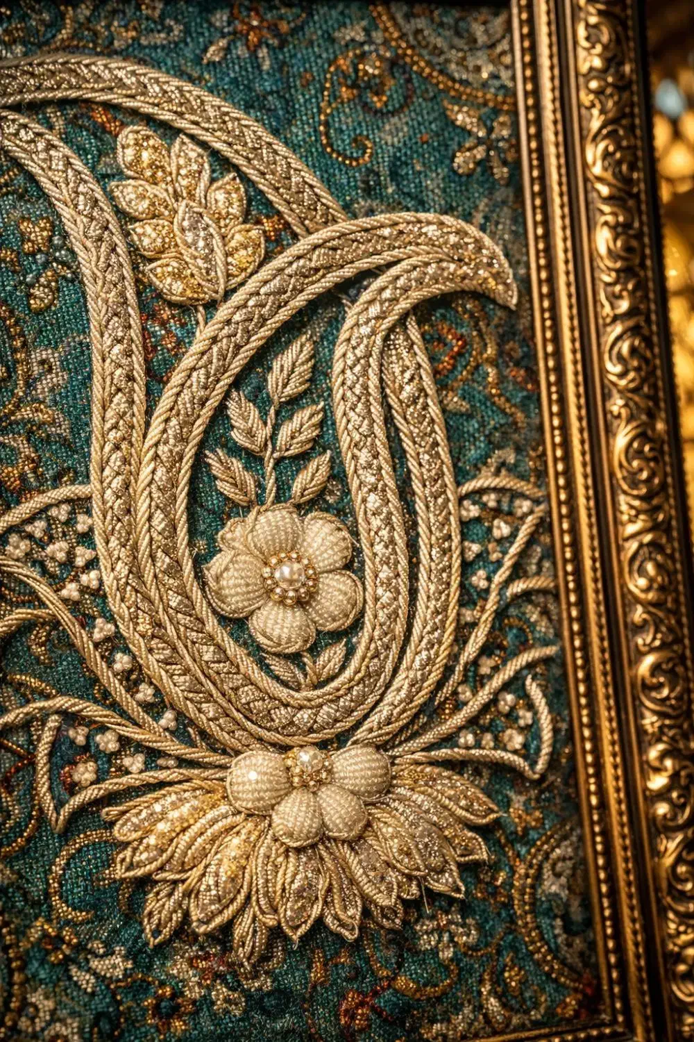 تابلو دستدوز سرمه دوزی جذاب|صنایع دستی و سایر لوازم تزئینی|سبزوار, شهرک جهاد|دیوار