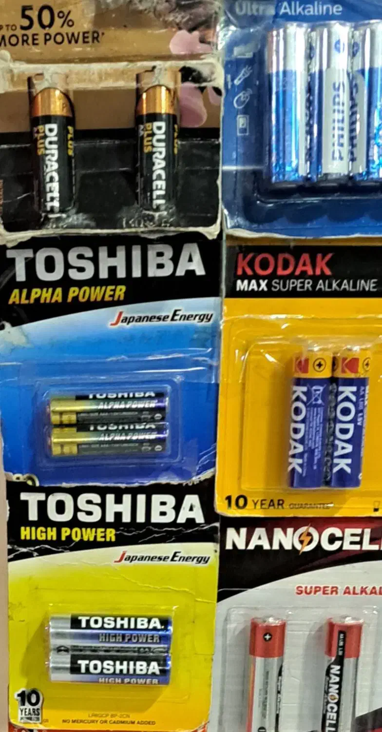 انواع باتری قلمی ،نیم قلمی عمده،اورجینال|دوربین عکاسی و فیلم‌برداری|تهران, پاسداران|دیوار