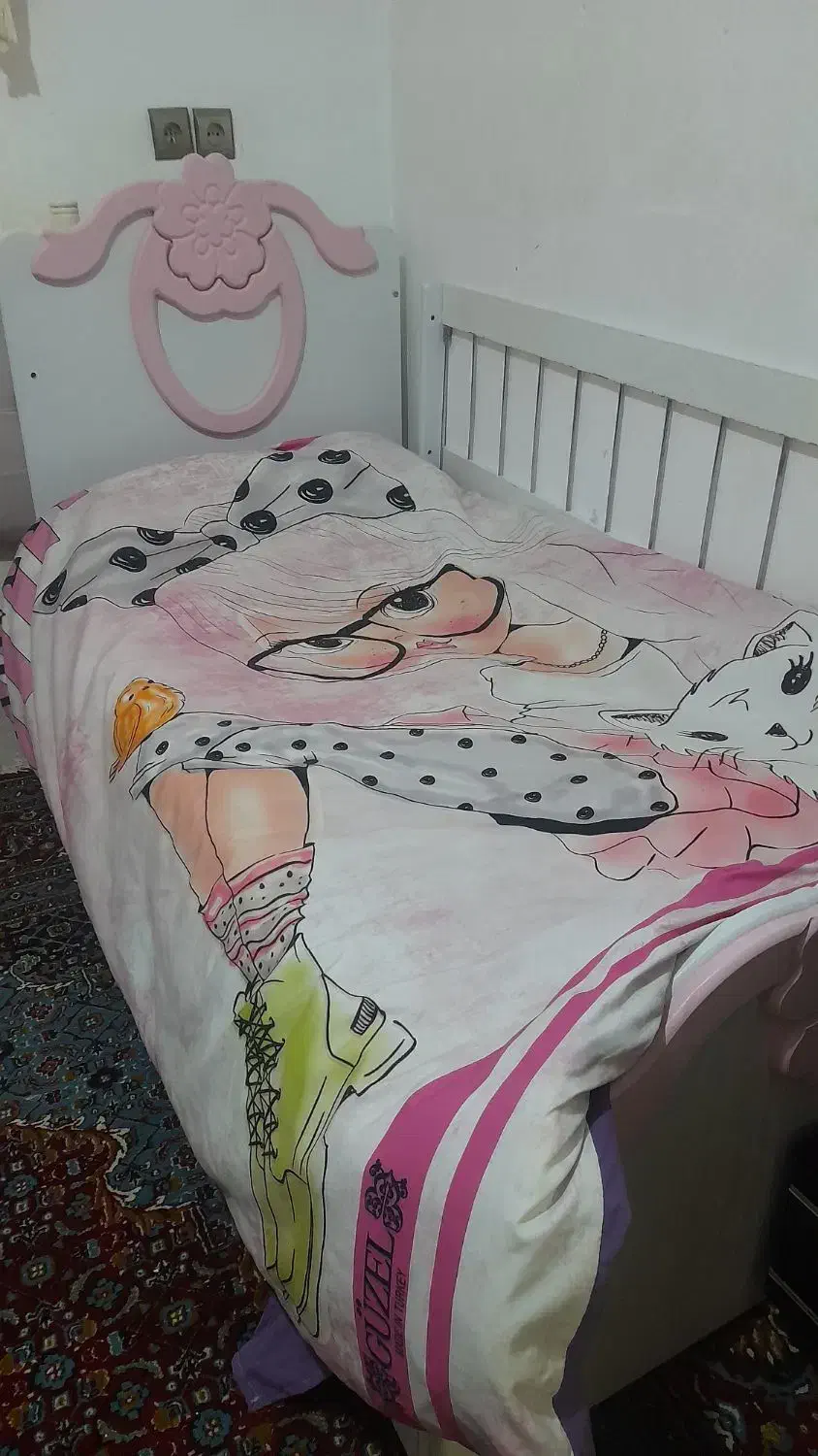 تخت کودک و نوجوان|تخت و سرویس خواب|سیرجان, |دیوار