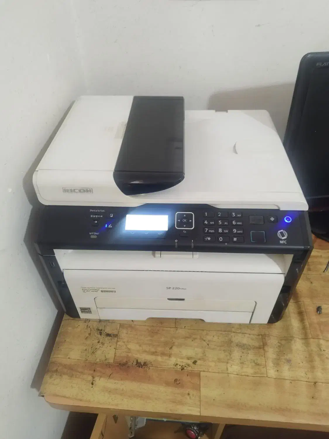 پرینتر سه کاره  لیزری ریکوSP 220 snw|پرینتر، اسکنر، کپی، فکس|محمدیه-قزوین, |دیوار