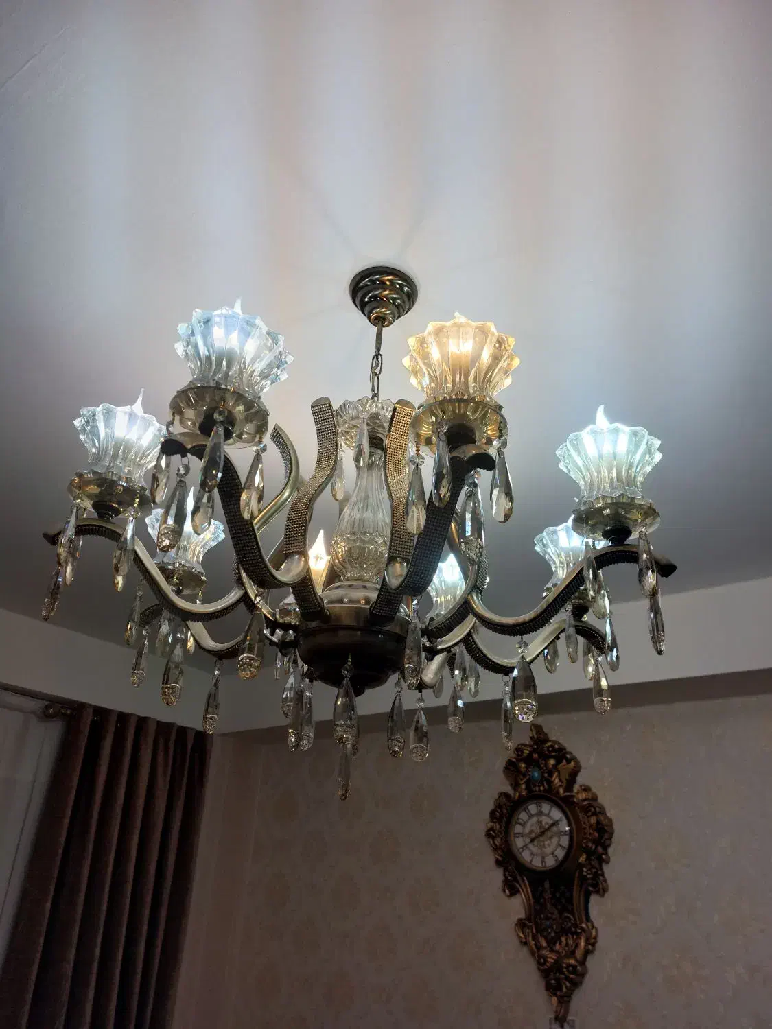 لوستر پذیرائی|لوستر و چراغ آویز|سهند, |دیوار