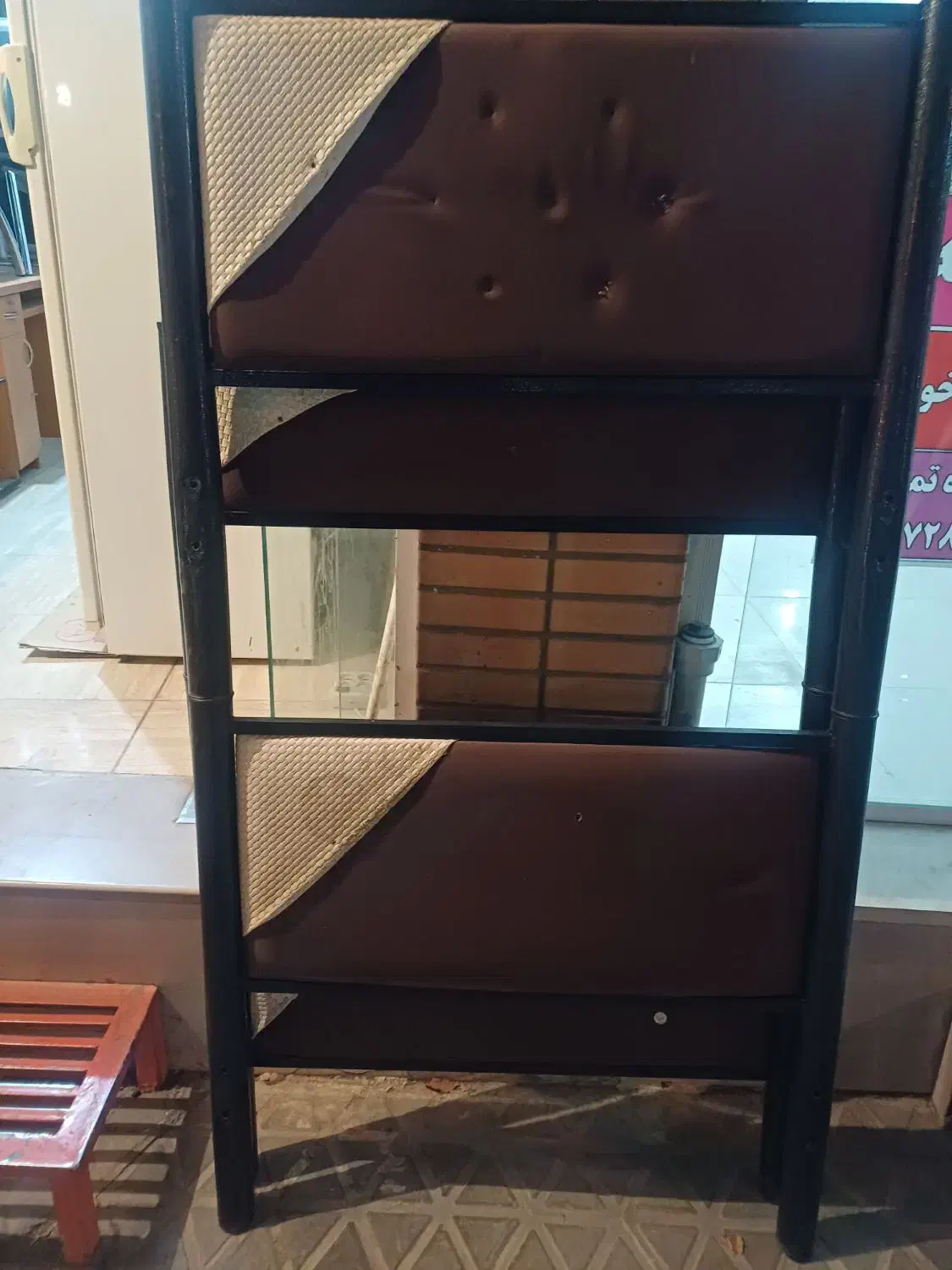 ۴تادونه تخت دوطبقه فلزی سالم وتمیز|تخت و سرویس خواب|باغ بهادران, |دیوار