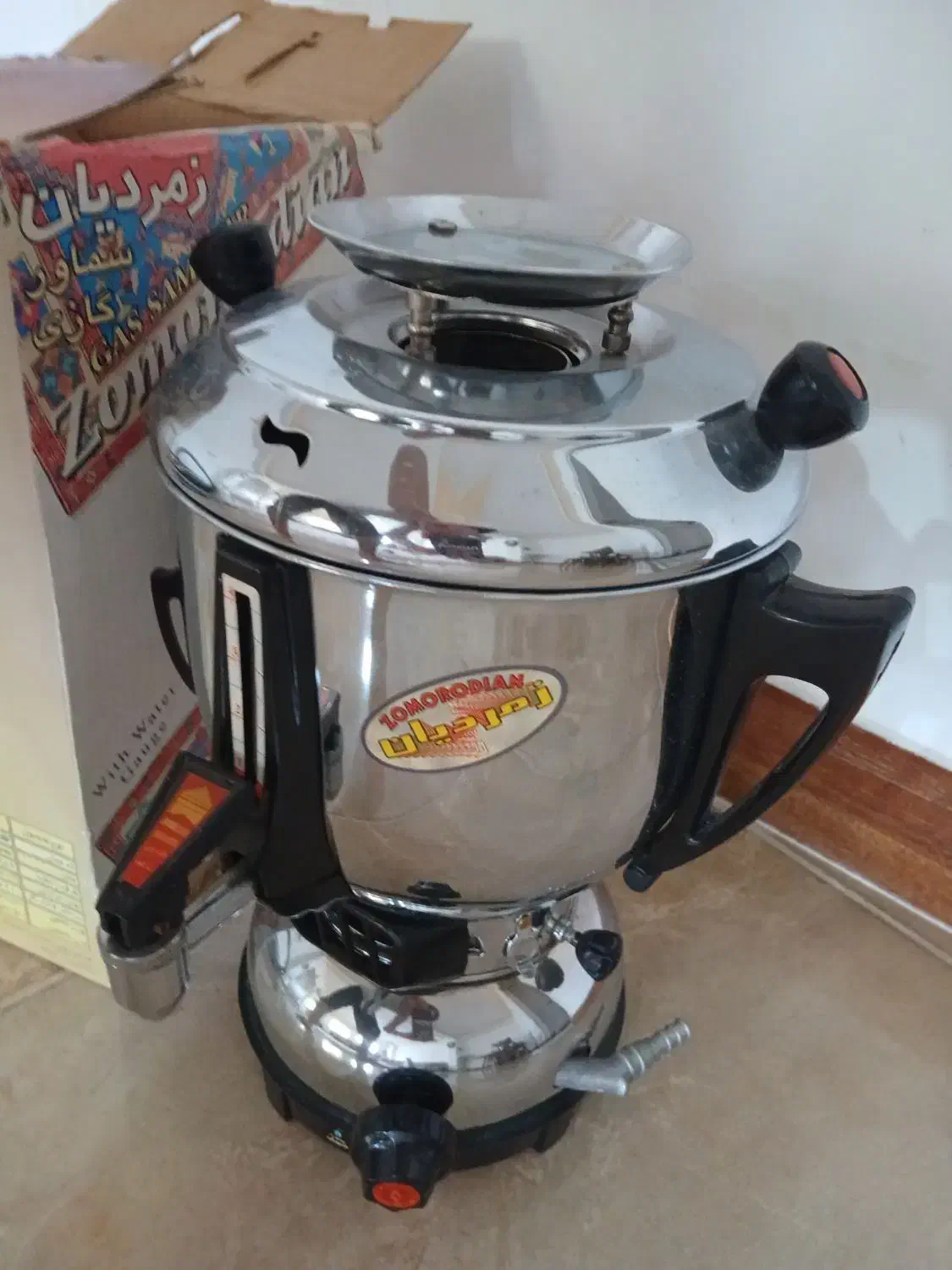 سماور ۴ لیتری زمردیان|سماور، چای‌ساز، قهوه‌ساز|رشت, یخسازی|دیوار