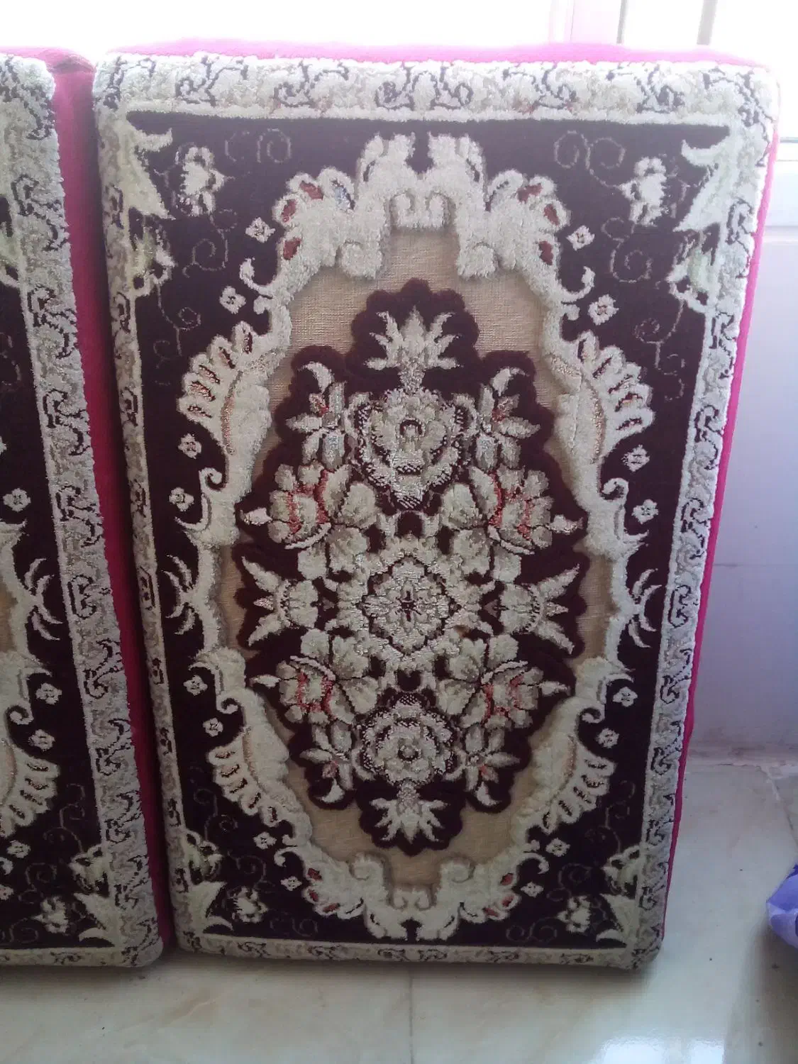 دوعدد پشتی دیواری ماشینی|فرش|پرند, فاز ۶|دیوار