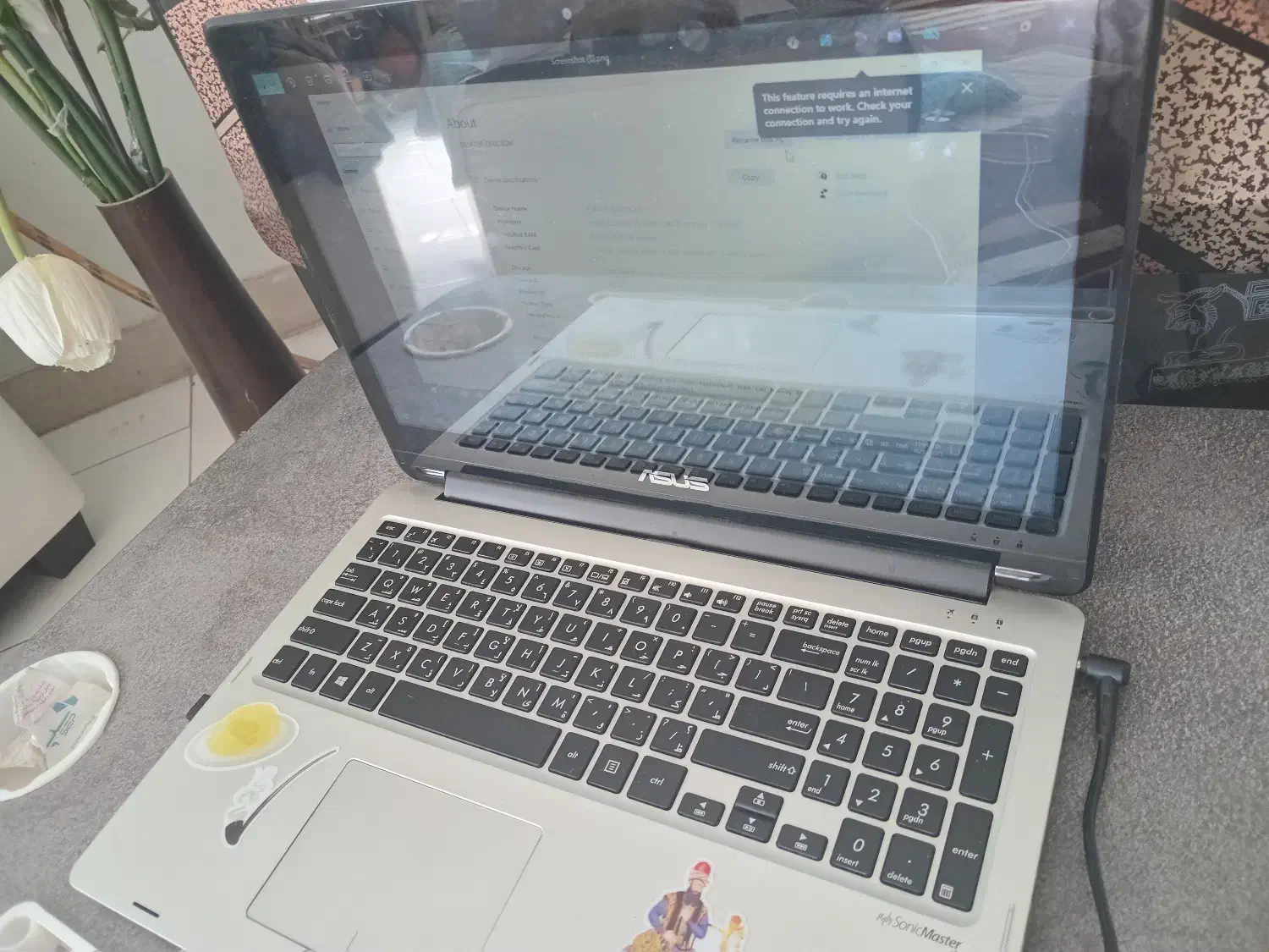 لپ تاپ صفحه تاچ ایسوس|رایانه همراه|شیراز, شهرک گلستان|دیوار