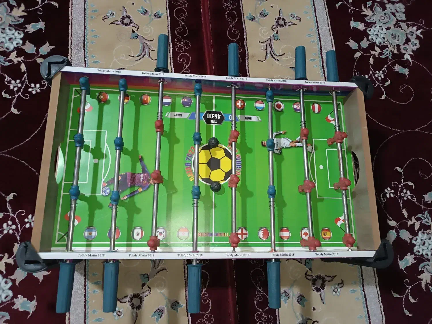 فوتبال دستی دارایی 4 تا پایه دوتوپ|اسباب‌‌بازی|تکاب, |دیوار