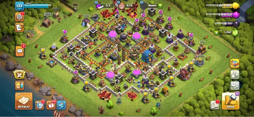 اکانت کلش اف کلنز|کنسول، بازی ویدئویی و آنلاین|زنجان, |دیوار