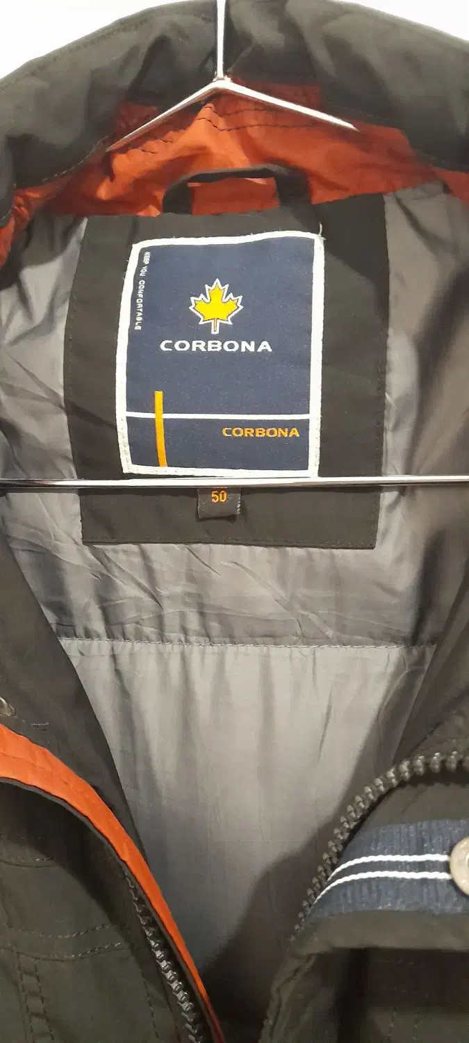 کاپشن مردانه سالم و نو برند corbona|لباس|اهر, |دیوار